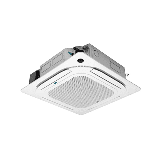 Carrier Optima Cassette type aircon features 360 airflow capacity for easy and even cooling in commercial applications