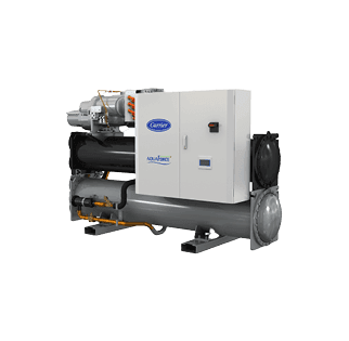 Carrier Aquaforce 30XW water cooled chiller AC with AHRI certified efficiencies and low energy consumption