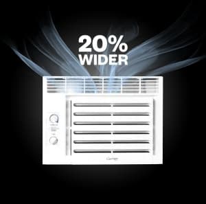 Carrier Optima 0.75 and 1 HP inverter aircon as the best home cooling solution with 20 percent wider air distribution